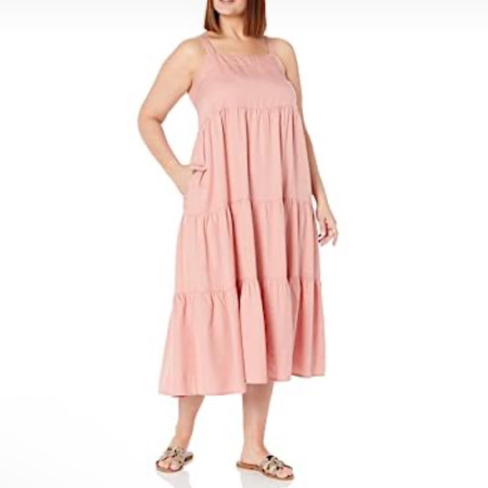 Tiered Maxi tent dress in Rosette NWT size M